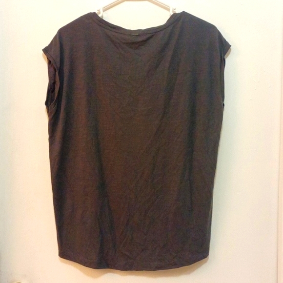 Calvin Klein sleeveless lace top. Soft blue gray hue. Pretty lace. Comfy soft. - Picture 6 of 7